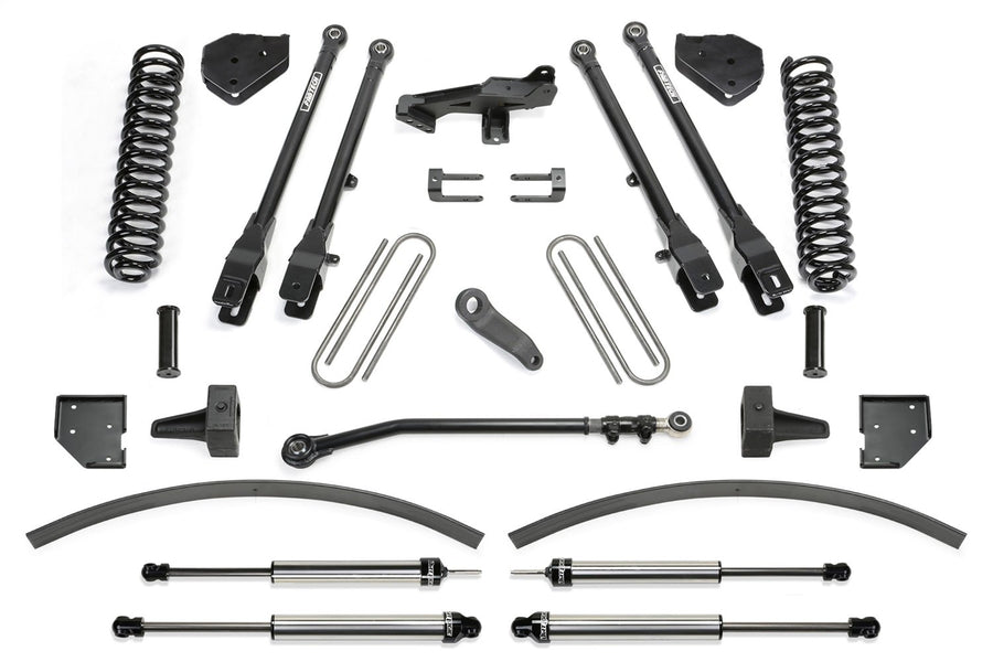 K2266DL Fabtech 4 Link Lift System 8 in. Lift Incl. Dirt Logic 2.25 Shocks Lift System
