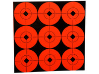 Target Spots Birchwood Casey 2" Fluorescent Red 90PK