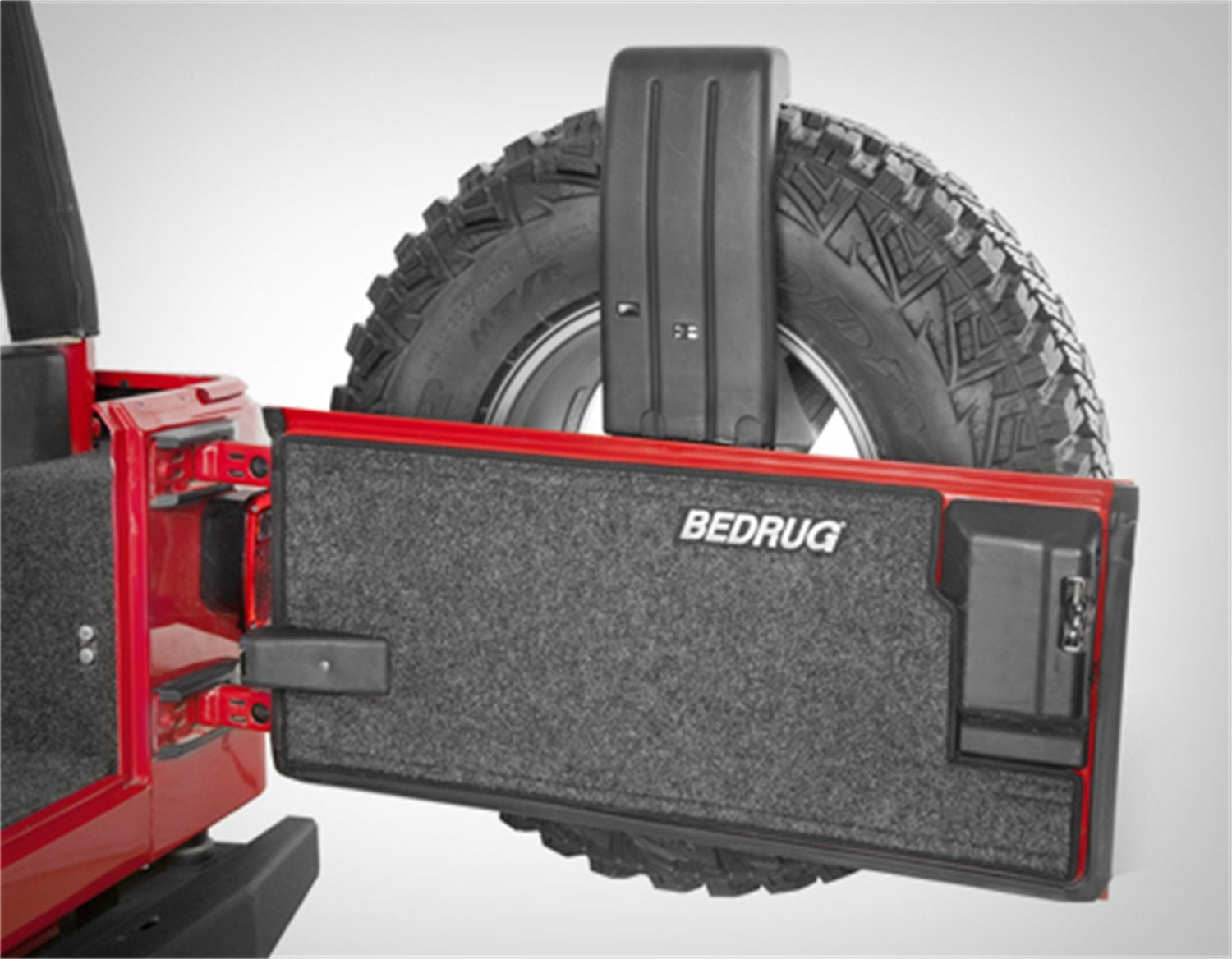 Jeep Tailgate Mat BedRug | Fits 2018 - 2026 Jeep Wrangler JL, JLU, 2 dr./4 dr., 1 pc. | Charcoal Grey, BRJLTG