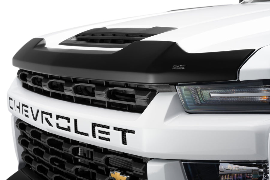 Aeroskin Hood Protector Husky Liners | Fits 2014-2019 Kia Soul | Low Profile Deflector/Bug Shield - 1 pc., Smoke | 2840071