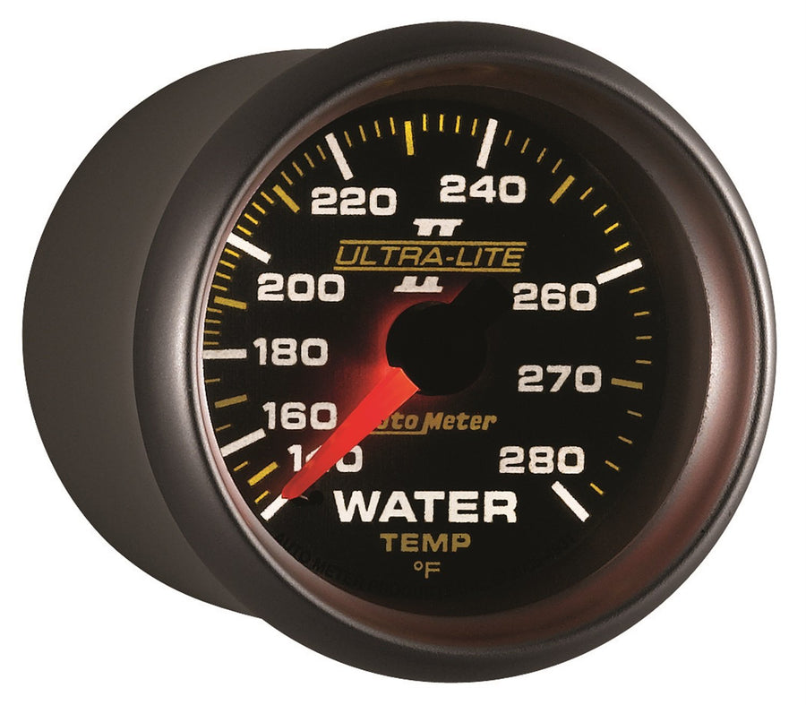 Auto Meter Ultra-Lite II 2-1/16" 140-280 Degree F Mechanical Water Temperature Gauge 4931