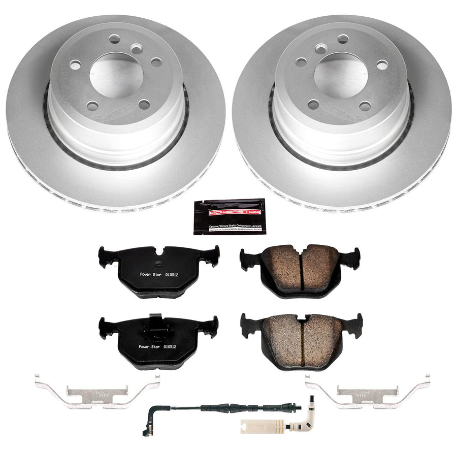 Power Stop Z23 CRK5491 Rear Evolution Geomet Coated Brake Kit For BMW 525xi, BMW 5, BMW 528i xDrive, BMW 5, BMW 530xi, BMW 535i xDrive, BMW 5 [Model Specific]