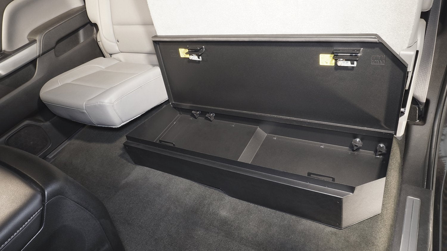 Lockbox Tuffy Security Products | Underseat Full for Chevy/GMC Crew Cab 60% Bench | 2007-2018