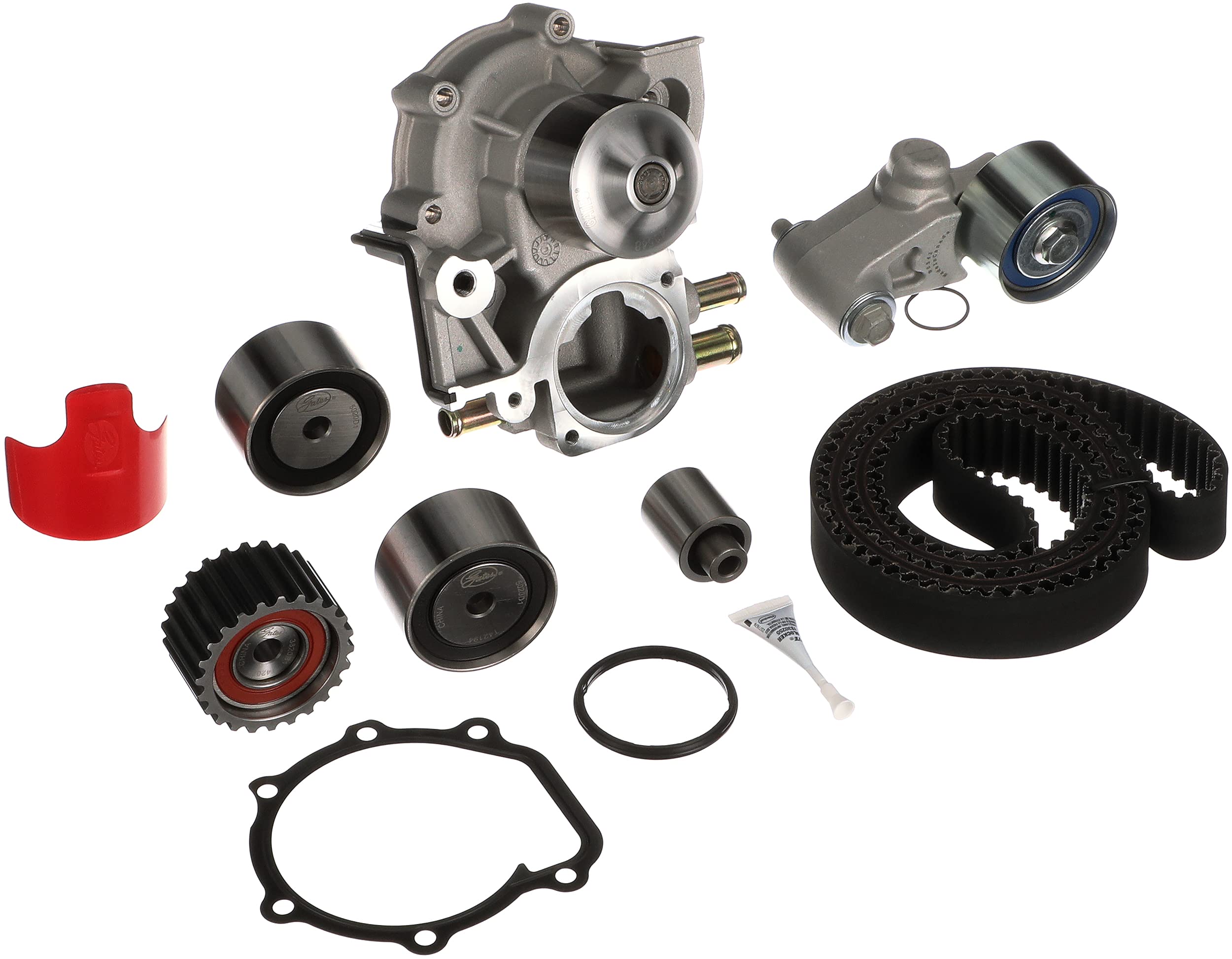 Gates Engine Timing Belt Kit with Water Pump TCKWP328