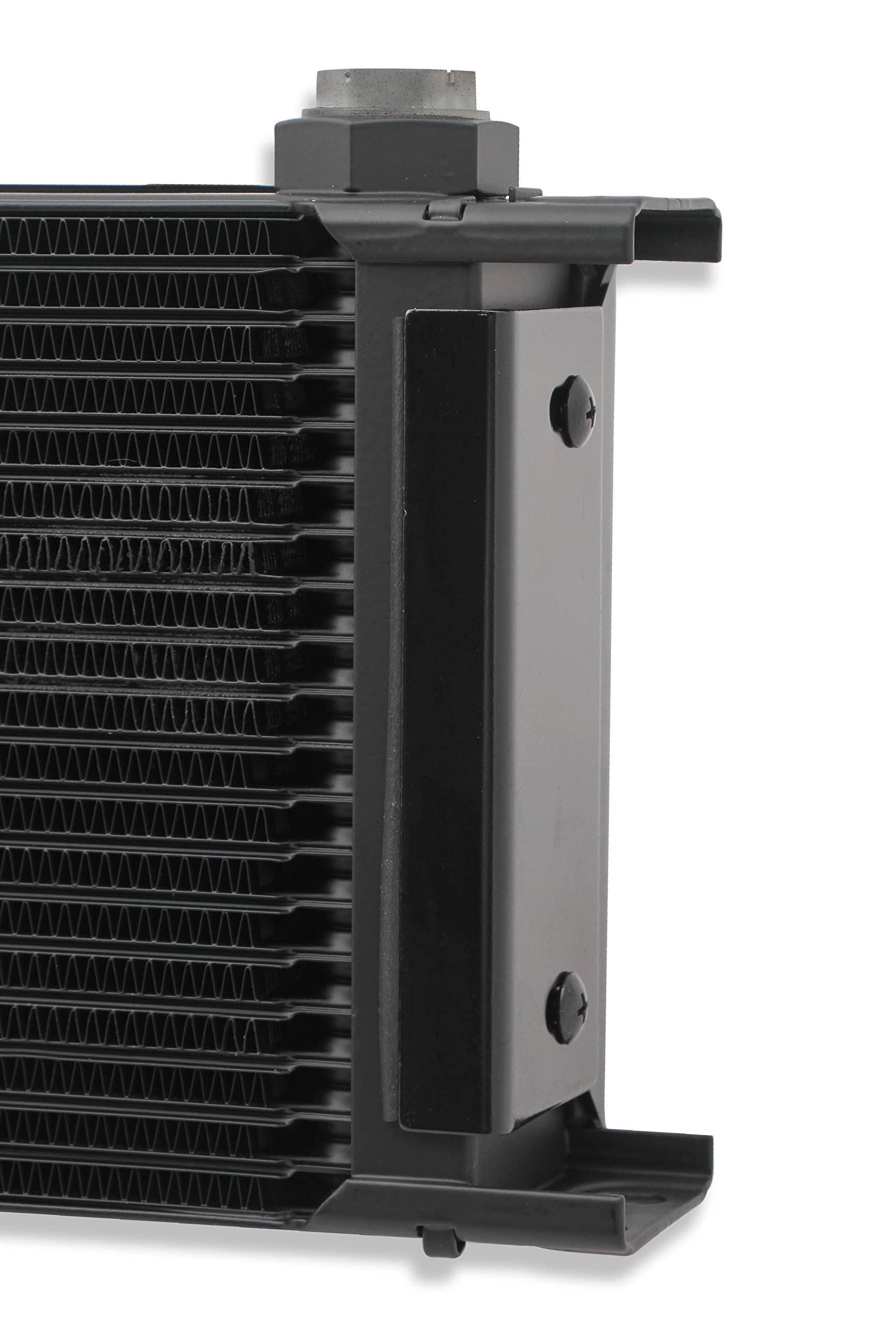 FP820ERL Earl's UltraPro Oil Cooler w/Dual Fan Pack - Black - 20 Rows - Extra-Wide Cooler - 10 O-Ring Boss Female Ports