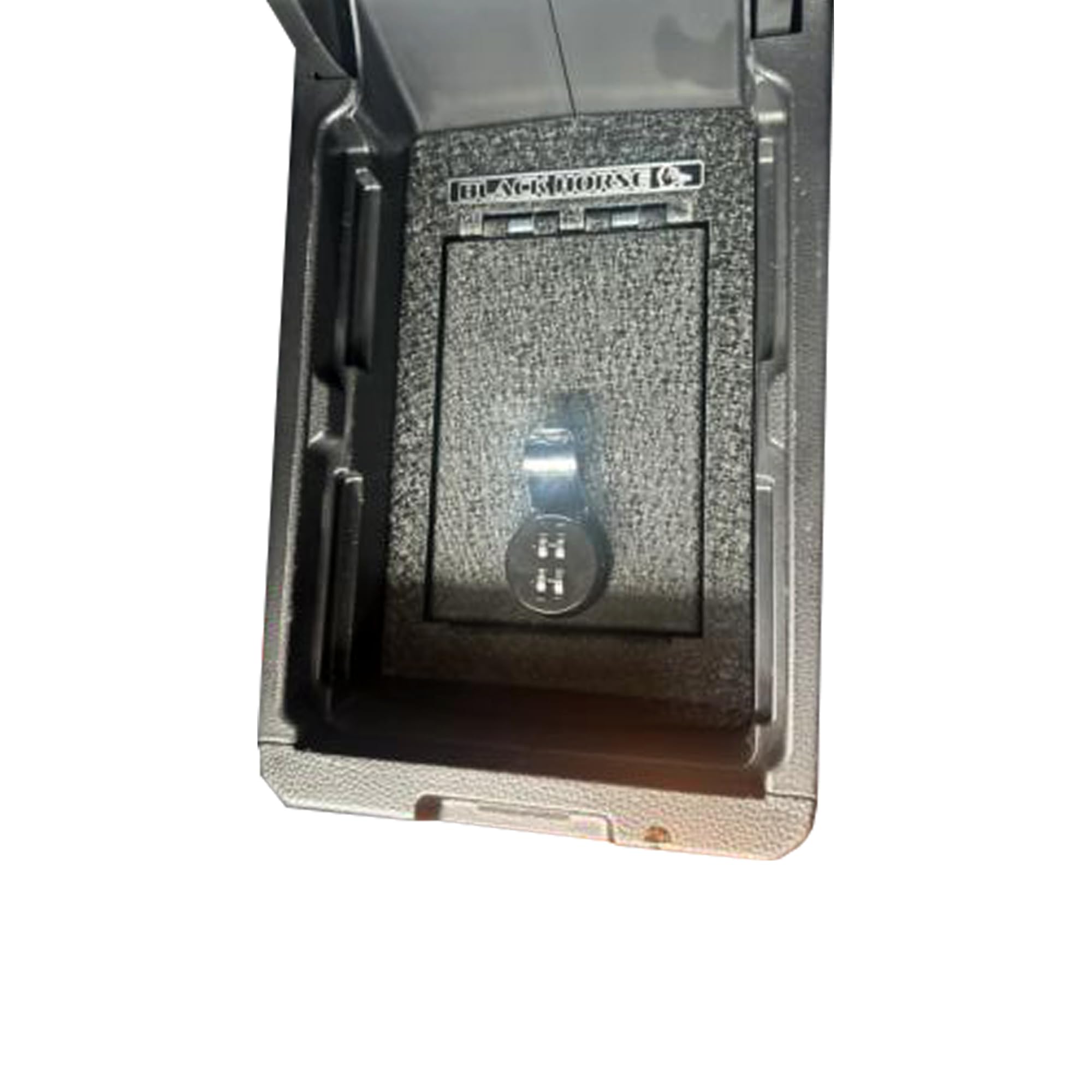 Center Console Safe Black Horse Security Lock Box, Black Gun Box Organizer, with 4 Digit Combination Resettable Lock Compatible with 2023-2024 Honda CR-V-ASHC02
