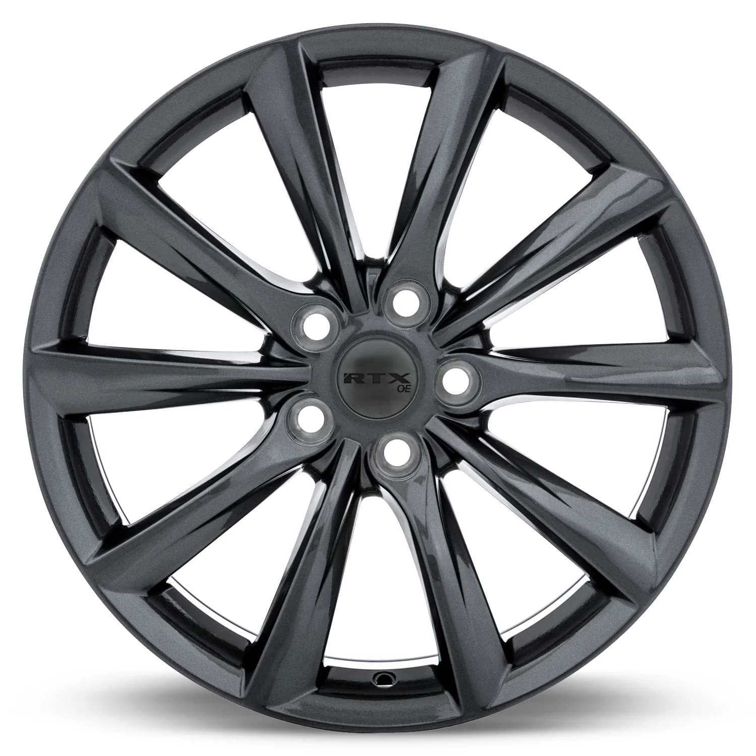Custom RTX Wheel - 20x8.5, +35 Offset, 5x120.65 Bolt Pattern, 64.1mm Hub - Gunmetal Rim