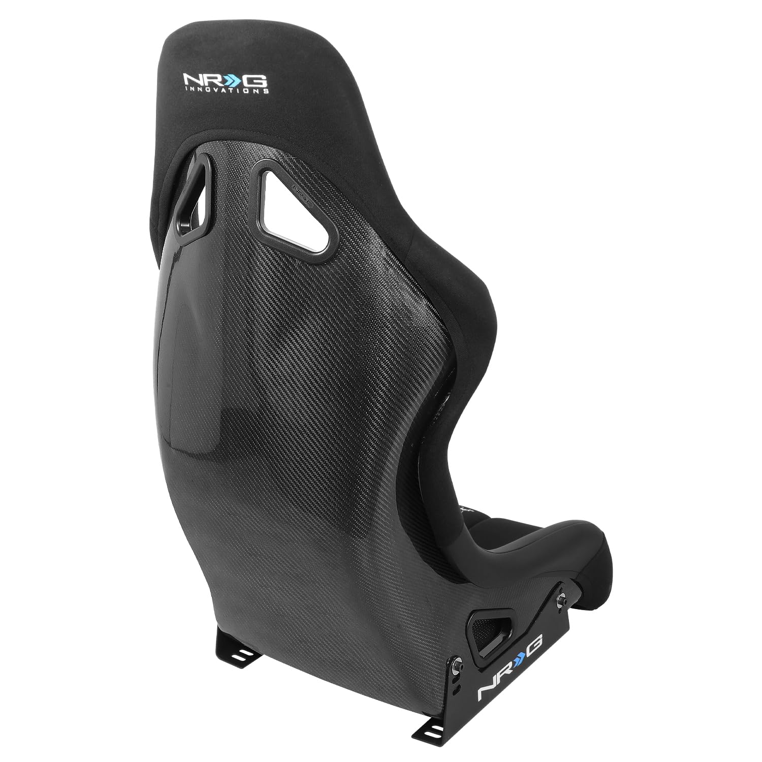 NRG Innovations FIA Competition Seat NRG-FRP-RS400C with Competition Fabric, FIA Homologated with Carbon Back Finish