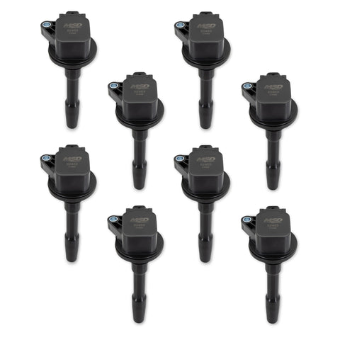 Blaster MSD 824538 Ignition Coil - Ford 5.2L - V8 - Supercharged - Black-8 Pack