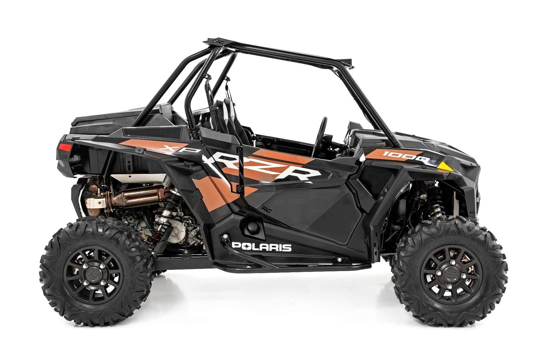 Rough Country Lower Door Set for RZR XP 1000 Polaris (2014-2023) - Steel Cab Protection Panels, Blocks Mud & Debris, OEM-Style Fit