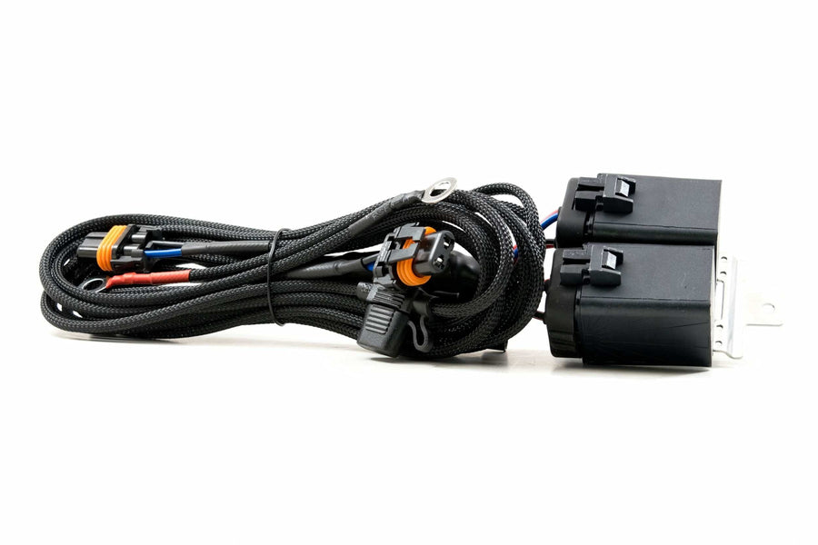 OEM Grade Morimoto Relay Harness, 5202 / PSX24W HD Relay Harness, Universal Plug and Play Wiring, Anti Flicker & Error Free Relay for HID kit, Xenon Headlights & Foglights (1x H50)
