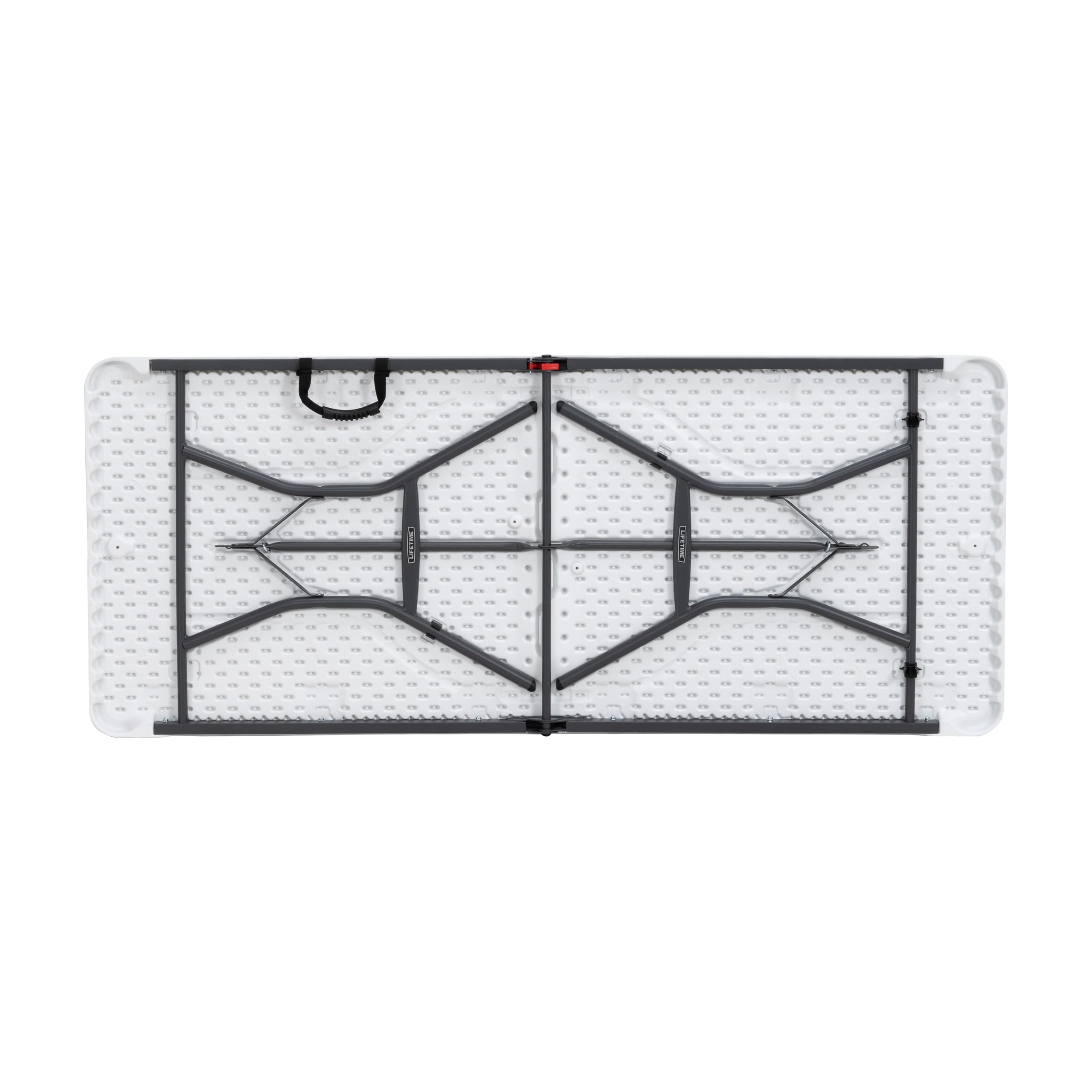 6-Foot Lifetime Fold in Half Table, Light Commercial, White Granite