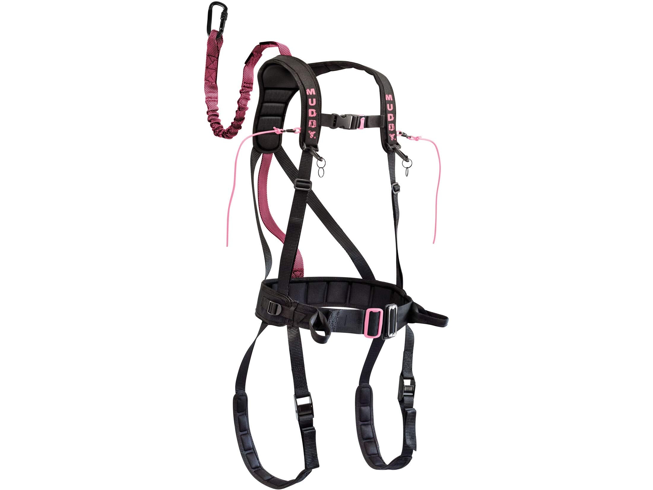Women's Muddy Hunting Tree Stand Safety Systems Lightweight Padded Nylon Quick-Release Safeguard Harness, Small/Medium