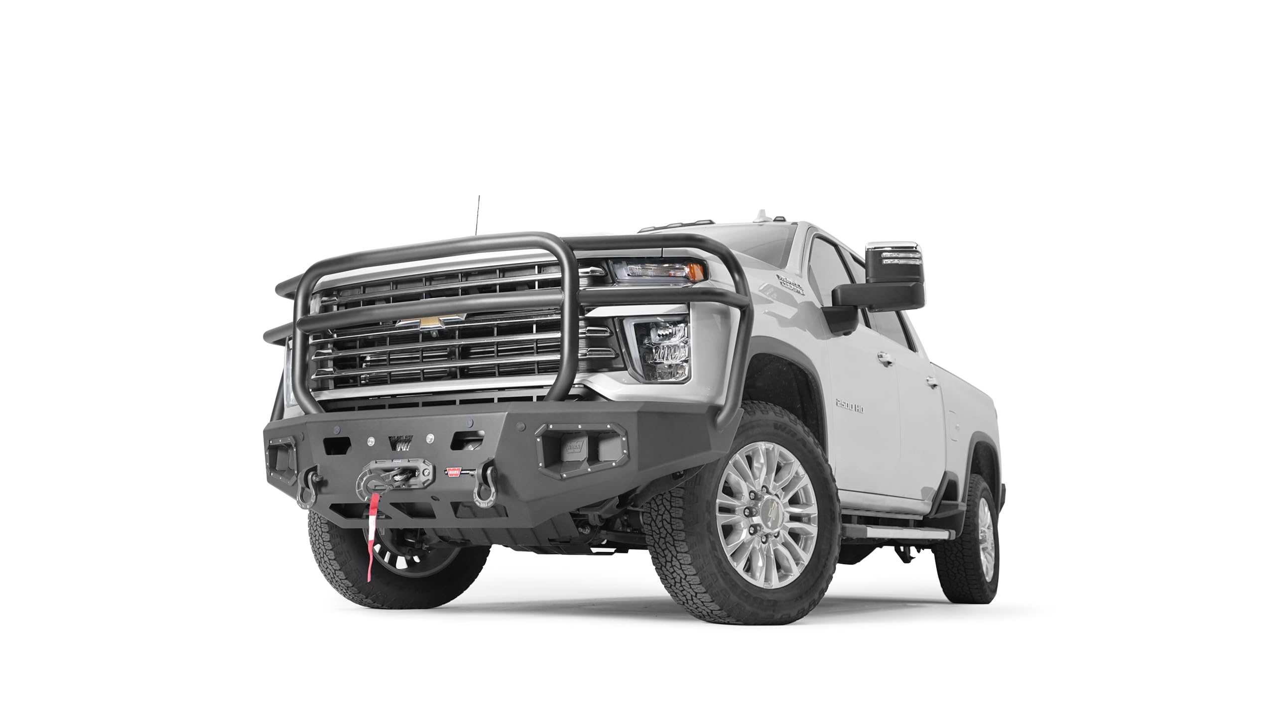 Ascent WARN 107005 Front Bumper with Full Grille Guard Tube, Fits: Chevrolet Silverado HD 2500/3500 (2020-Current)