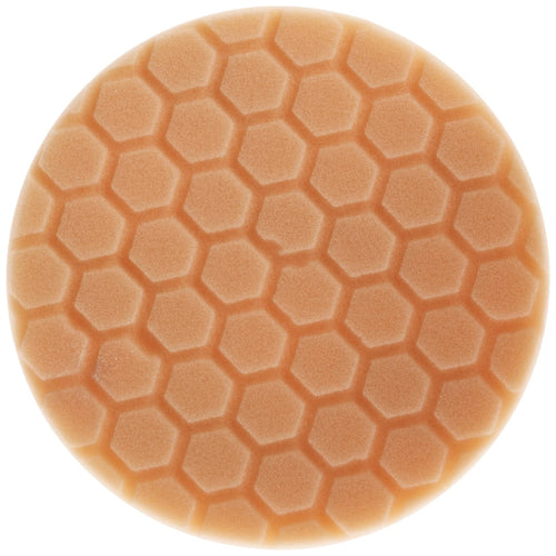 Chemical Guys BUFX_102_HEX6 BUFX_102HEX6 Hex-Logic Medium-Heavy Cutting Pad, Orange (6 Inch Backing Plates Made for 6.5 Inch Pad), 1 Pad Included