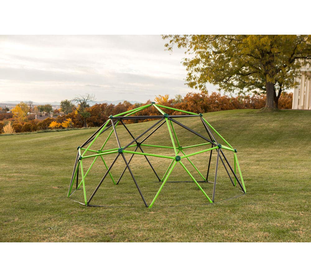 Lifetime Geometric Dome Climber 90951 Jungle Gym, 5.5' High x 11' Wide, Mantis Green & Bronze, 66-Inch