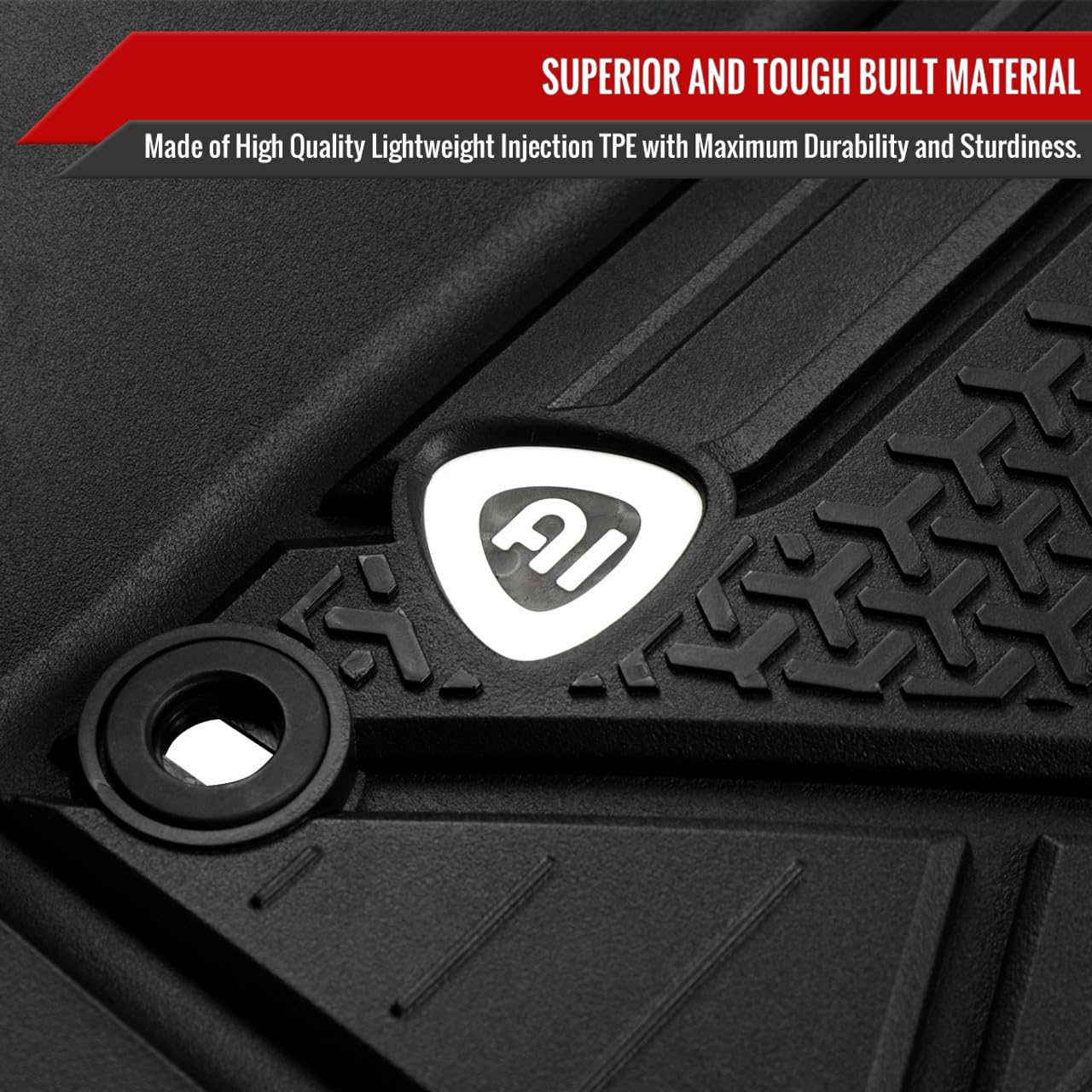 MAT-CV16-MP Spec-D Tuning Floor Mats Injecition Tpe 5 Piece 2 Front 3 Back HONDA CIVIC 16-21
