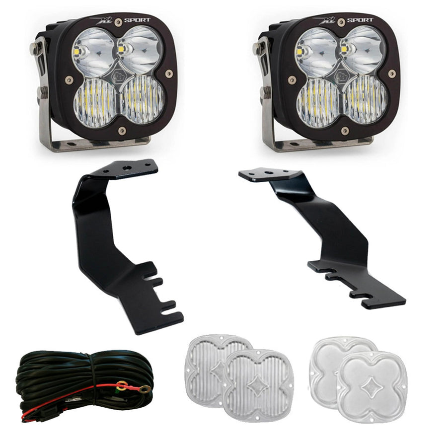 Baja Designs A-Pillar Light Kit XL Sport LED for Toyota Tundra, Sequoia Truck - 2 PCS LED with Wiring Harness