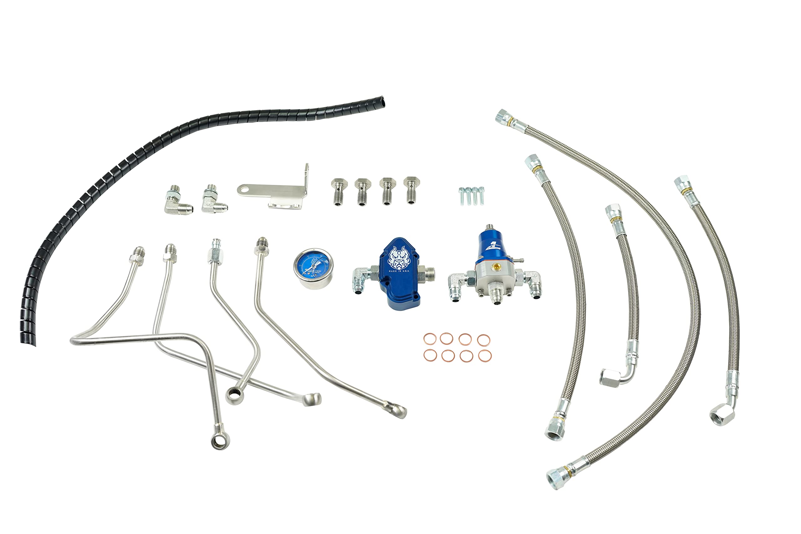 Sinister Diesel Regulated Fuel Return Kit for Ford Powerstroke 6.0L