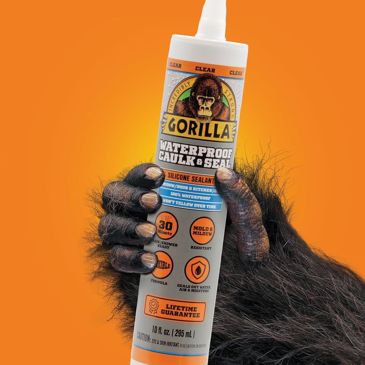 10 Oz. Clear Gorilla Caulk & Seal - 1 Each