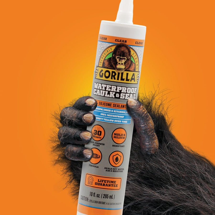 10 Oz. Clear Gorilla Caulk & Seal - 1 Each