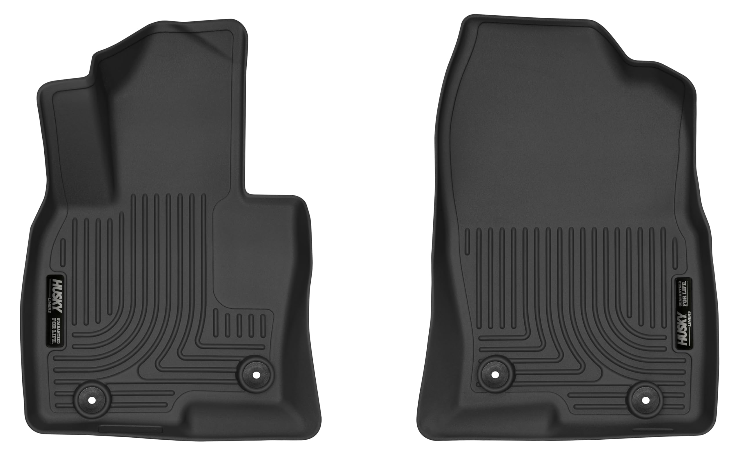 Husky Liners Floor Mats X-act Contour | Fits 2016 - 2023 Mazda CX-9 | Front Row, 2-pc Black - 52101