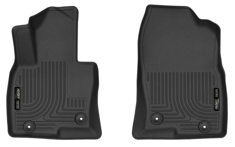 Husky Liners Floor Mats X-act Contour | Fits 2016 - 2023 Mazda CX-9 | Front Row, 2-pc Black - 52101