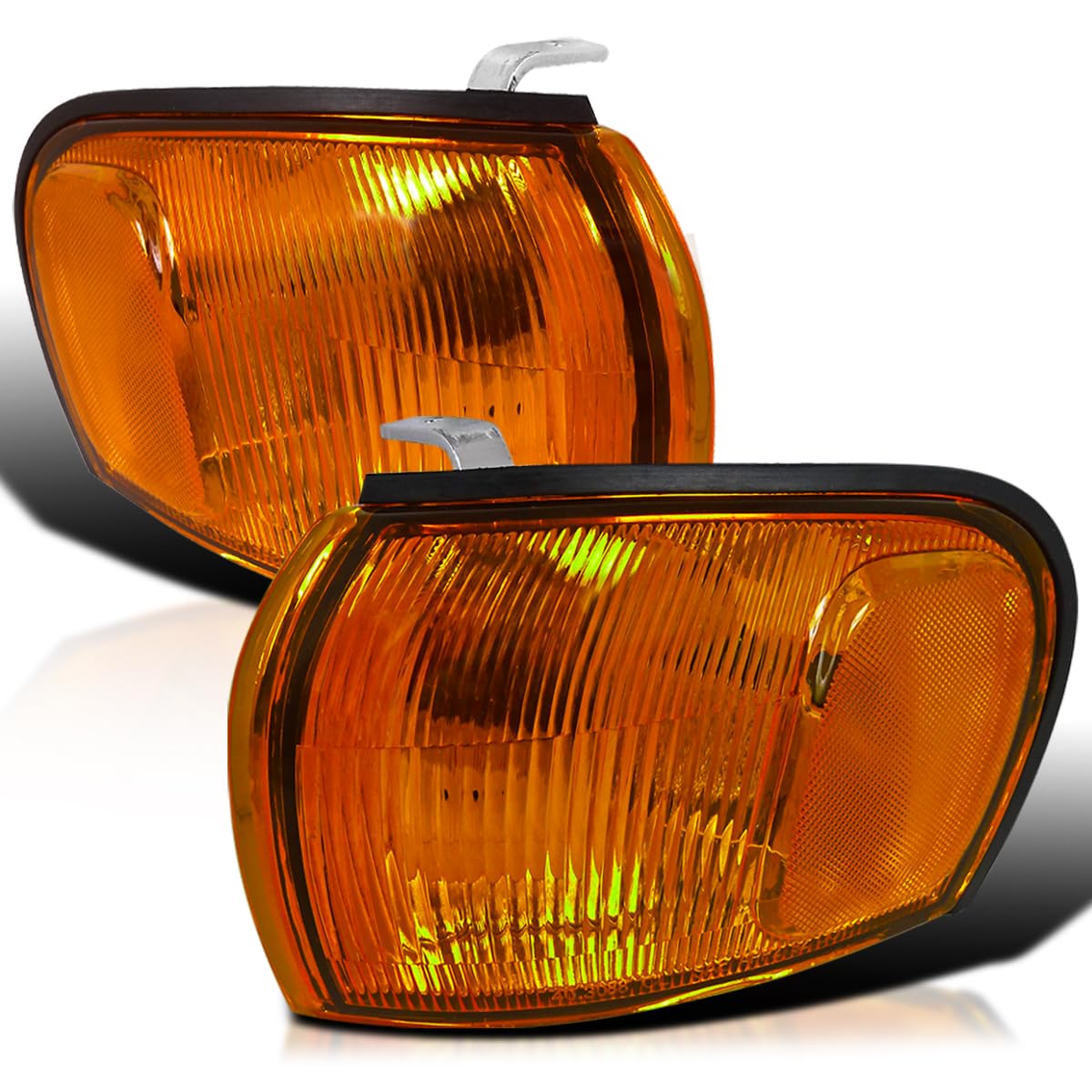 Amber Lens Corner Lights SPEC-D TUNING Compatible with 1995-2001 Subaru Impreza L+R Pair Assembly