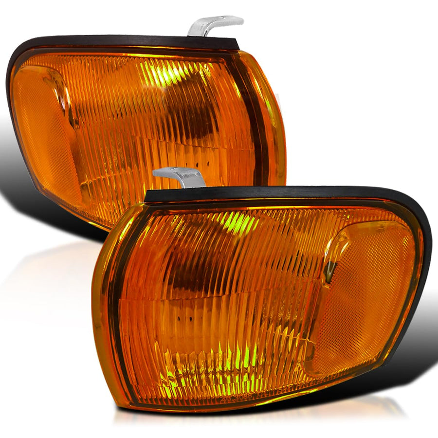 Amber Lens Corner Lights SPEC-D TUNING Compatible with 1995-2001 Subaru Impreza L+R Pair Assembly