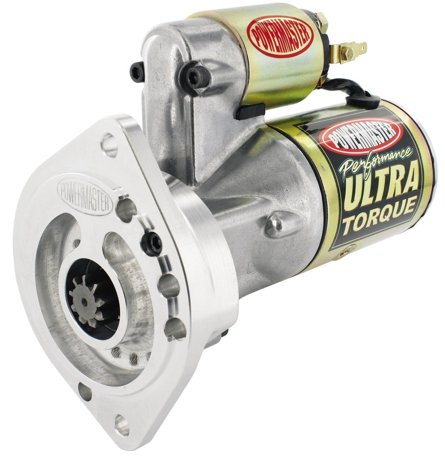 Str Ultra Powermaster Ford [SB] w/billet blk 2 Ear Mtg All M/T w/164T Flyw 3/8" Depth 2.5kw Gold
