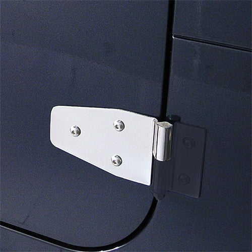 Door Hinge Kit Rugged Ridge for Jeep Wrangler YJ/TJ | Stainless Steel, | 11113.02 | Fits 1987-2006 Jeep Wrangler YJ/TJ