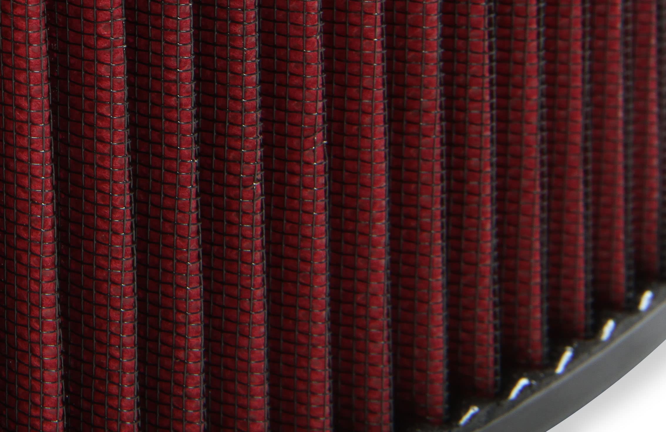 220-30 Holley 16 in. X 3 in. Red Washable Gauze Filter