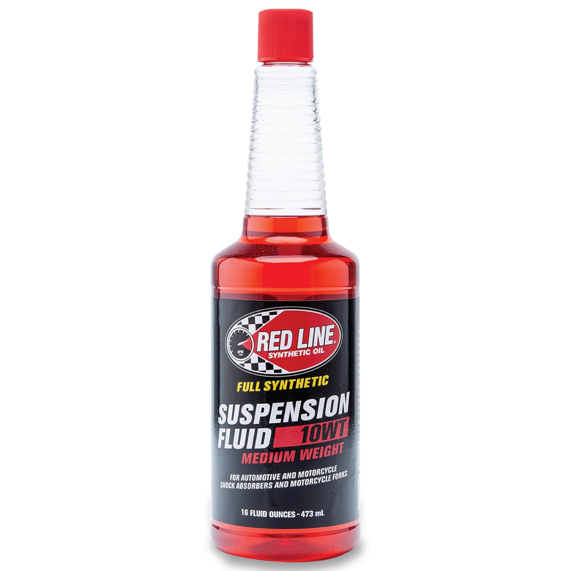 10WT Red Line Medium Synthetic Suspension Fluid (Red) - 16 Ounce