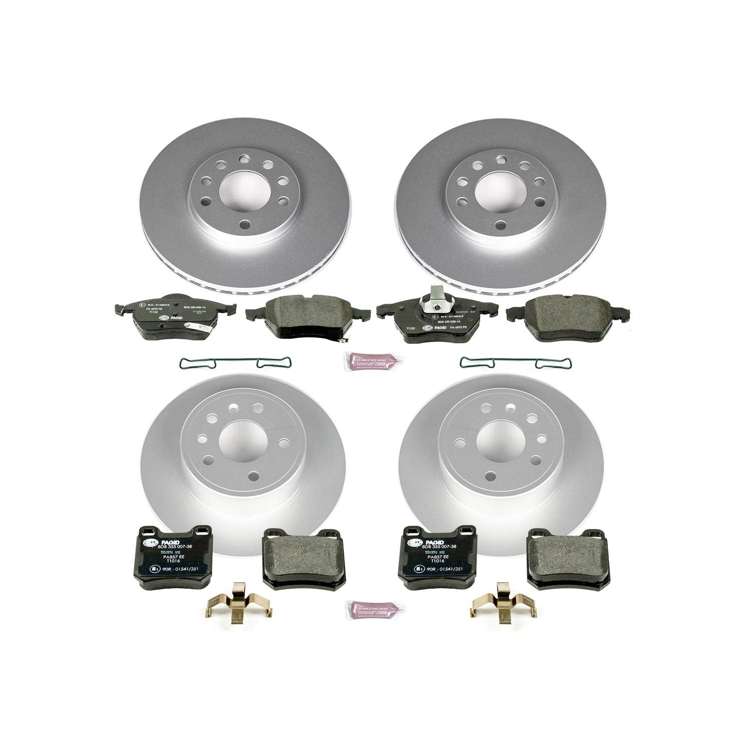 Euro-Stop Brake Kit Power Stop ESK835 For Saab 9-3, Saturn L, Saturn L300, Saturn, Saturn, Saturn, Saturn LW300 [Model Specific]