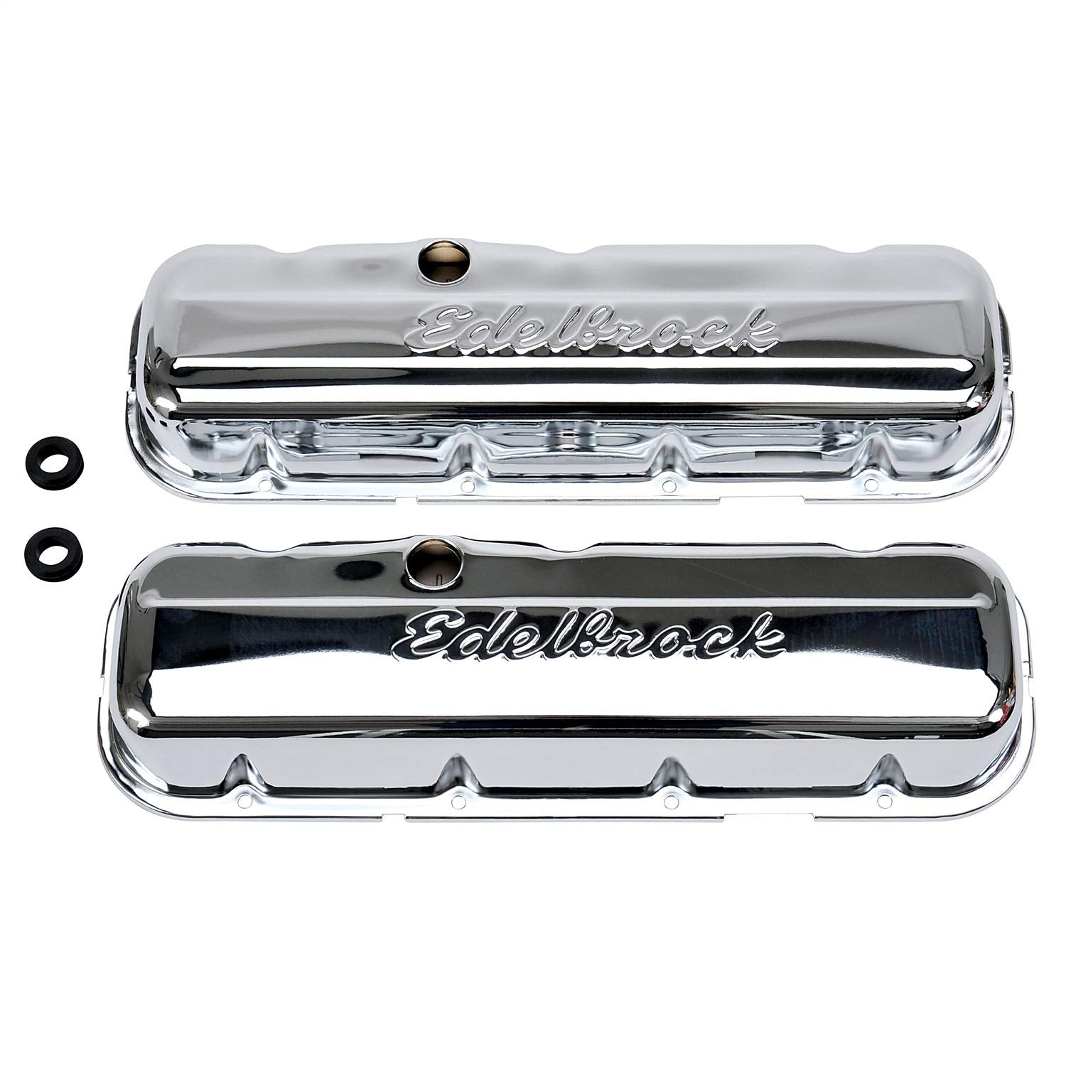 Signature Series Edelbrock Chrome Valve Covers - Set of 2