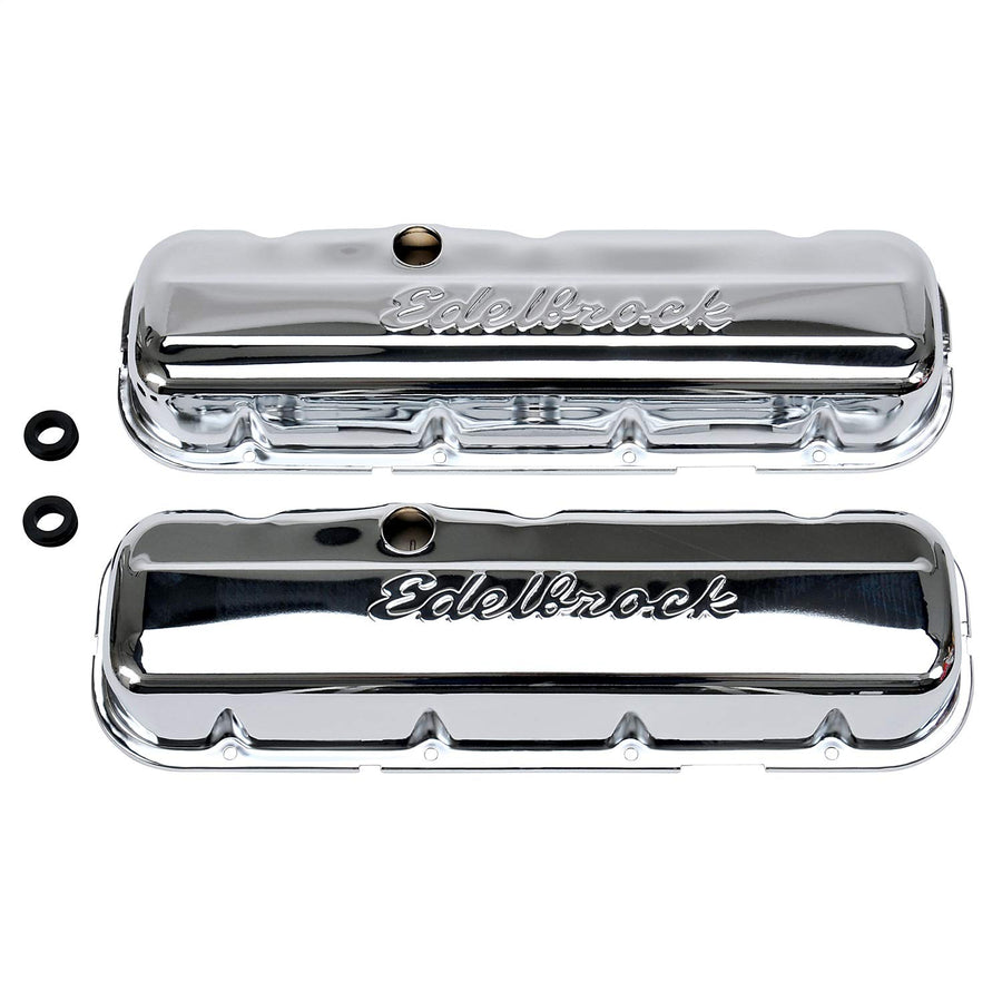 Signature Series Edelbrock Chrome Valve Covers - Set of 2