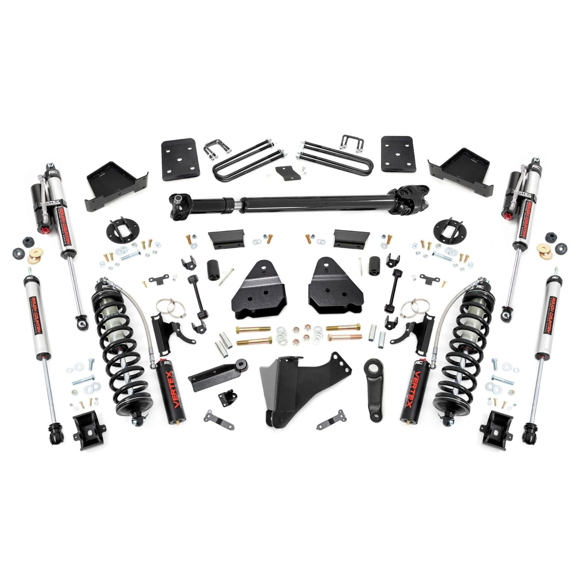 6" Rough Country Coilover Lift Kit for 17-22 Ford Super Duty | Diesel - 50459