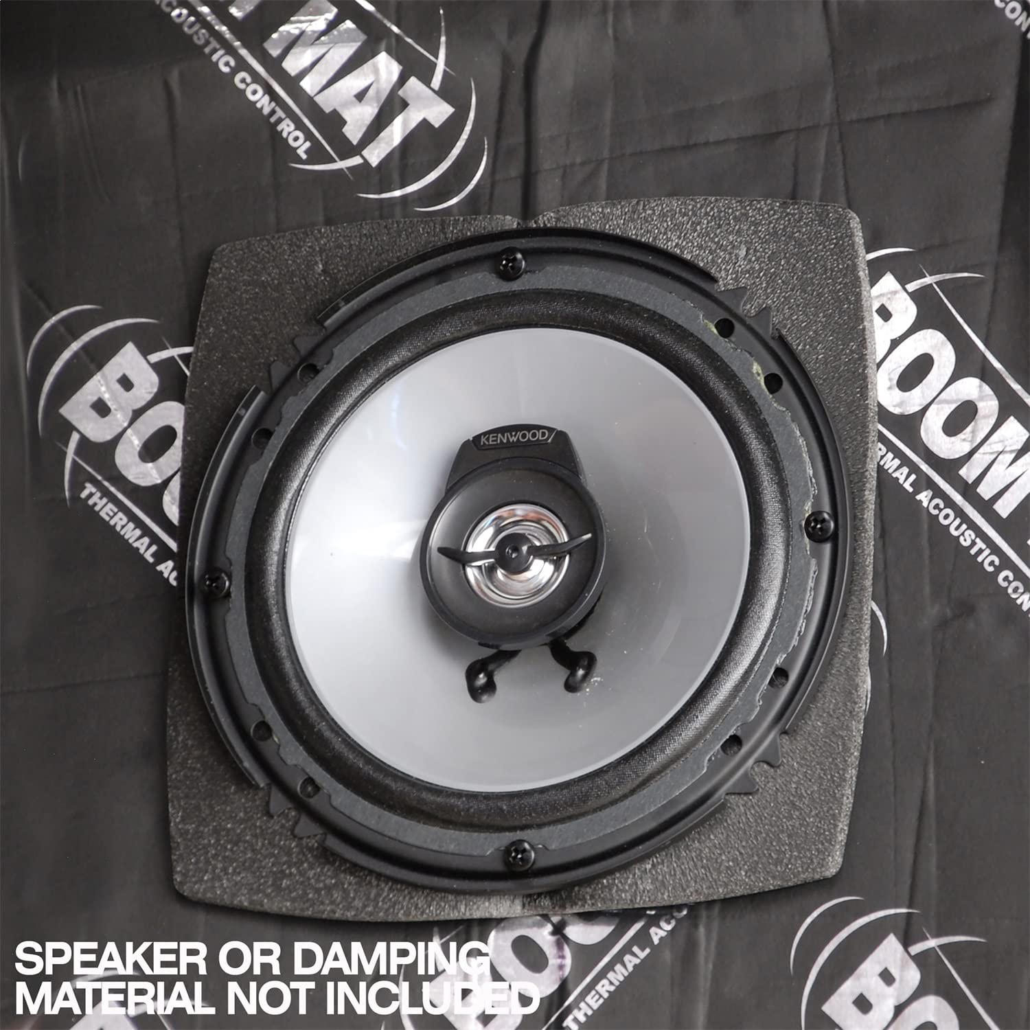 Design Engineering Boom Mat 050320 Speaker Baffles, 5.25" Round (Pack of 2)