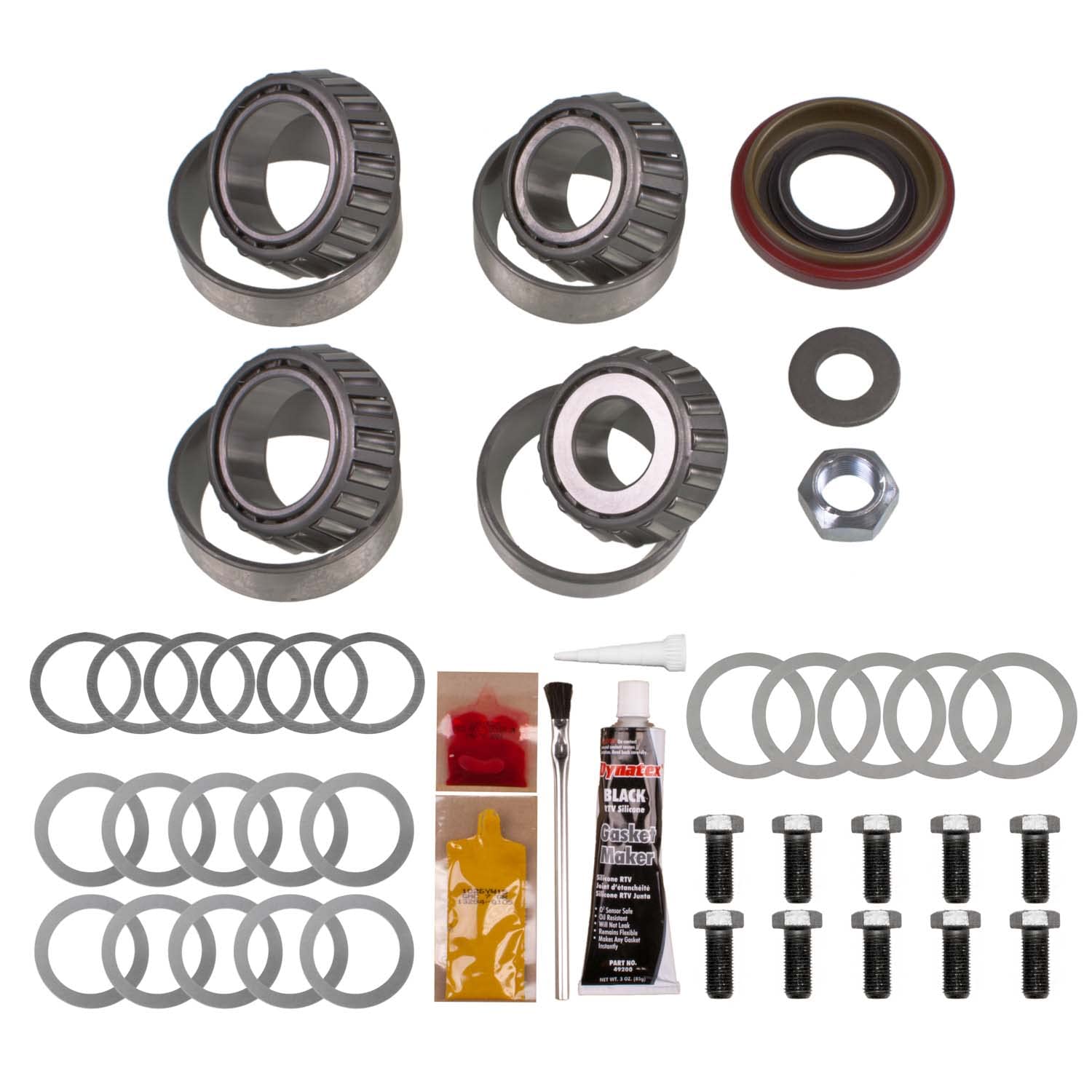 XL-1033-1 EXCEL from Richmond Differential Bearing Kit, Dana 44 Standard/Reverse, 3/8" Ring Gear Bolts, Compatible with Chevrolet K10, Dodge W150, Ford Bronco, GMC K2500 (1968-2002), Front & Rear