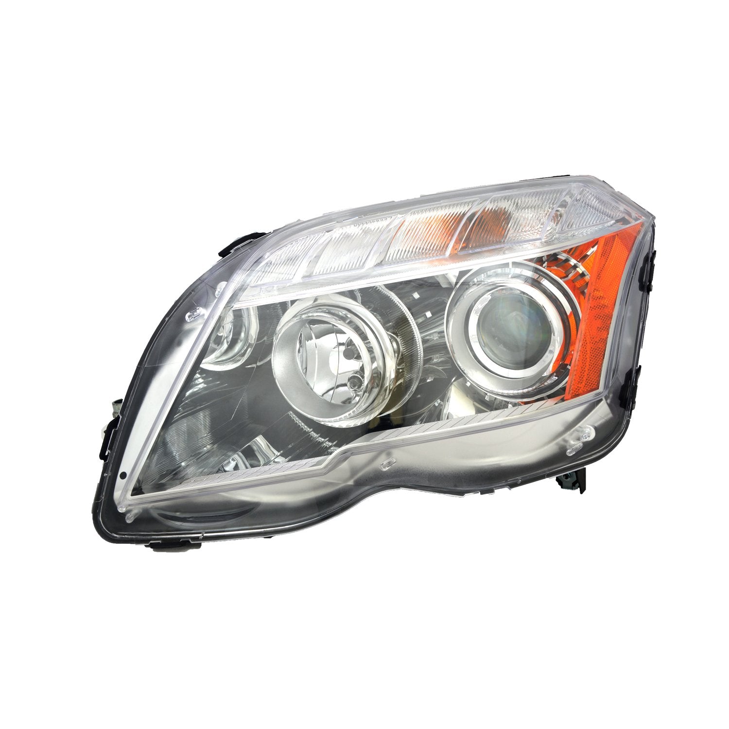 Left TYC Headlight Assembly Compatible with 2010-2012 Mercedes Benz GLK class