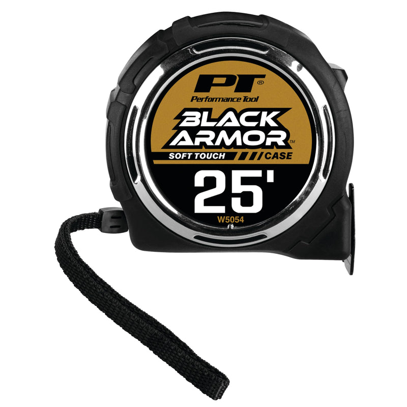W5054 Performance Tool Rubber Coated Tape Measure - High-Accuracy, Extra-Wide Thumb Release, and Dual-Sided End Hook for Easy Measurements