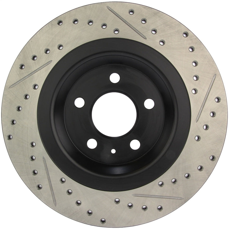 Sport Drilled/Slotted Brake Rotor StopTech 127.33125R (Rear Right), 1 Pack