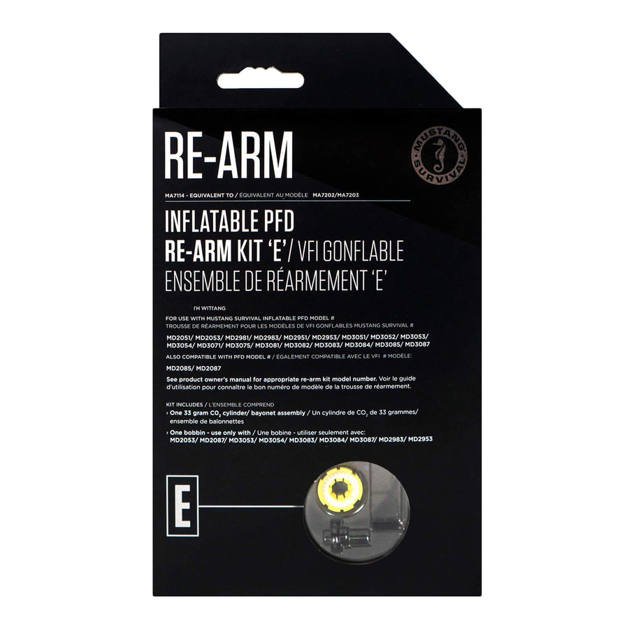 Re-Arm Kit E - Mustang Survival HR Auto/Manual 33g - Bayonet