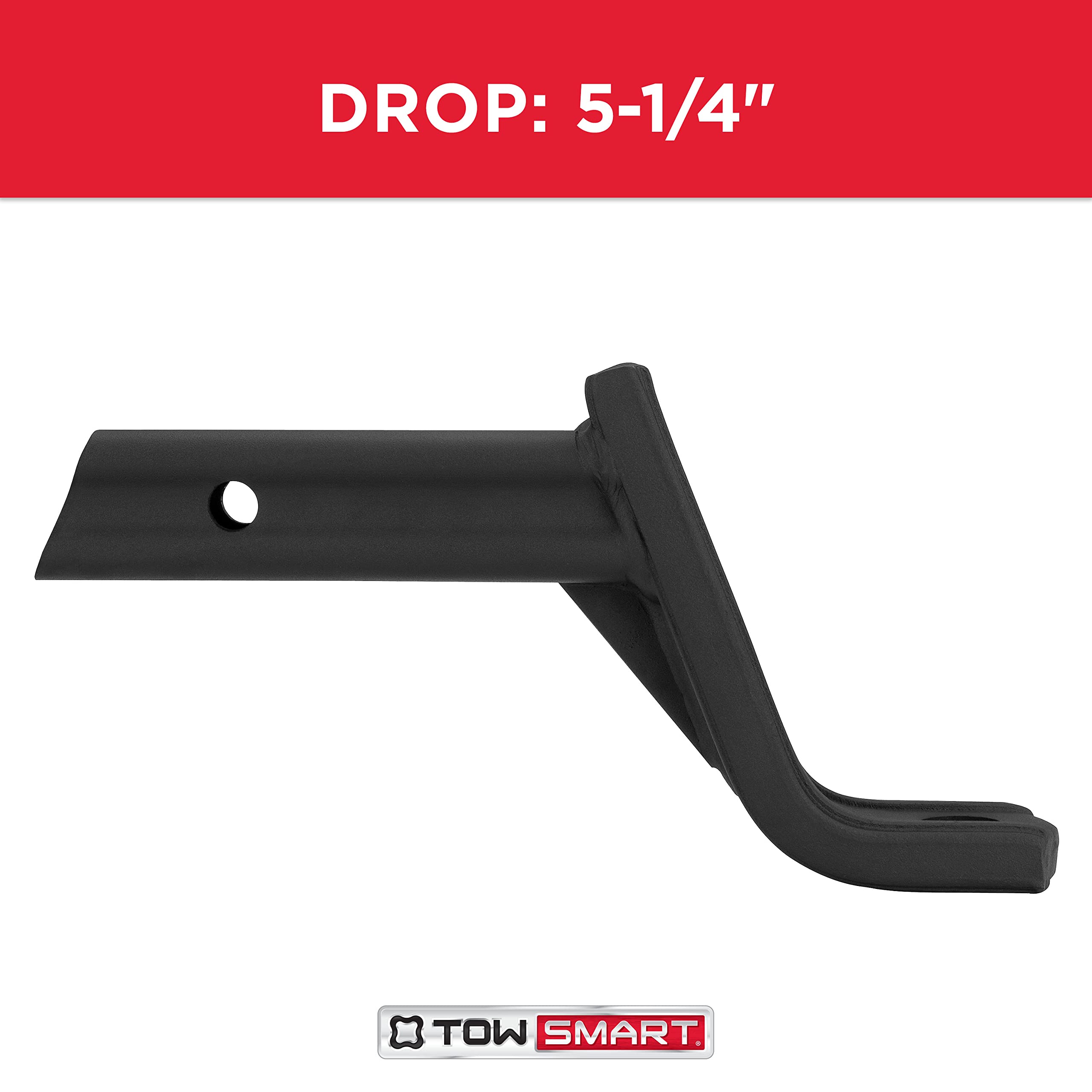 Baja Collection - 5,000 lb. Class III X-Mount Starter Kit with 5-1/4 in. Drop x 4 in. Rise x 1 in. Shank Trailer Hitch Ball Mount, 2 in. Ball, 5/8 in. Hitch Pin