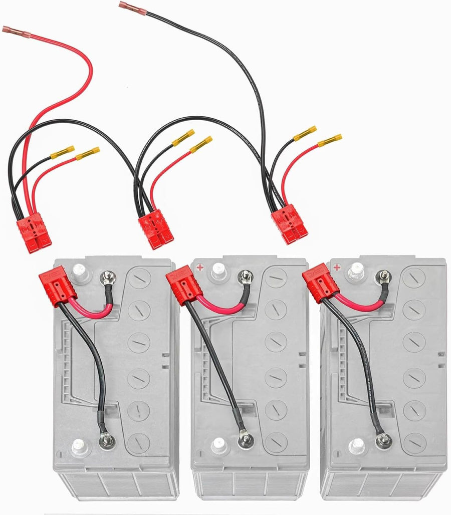 36V Connect-Ease Trolling Motor Connection Kit RCE36VBCHK | Series Connection for 12V Batteries with Onboard Battery Charger | Powers any 36V Trolling Motors | Plug and Play | Batteries Not Included