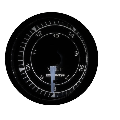 Voltmeter Auto Meter 8191 Gauge, 2 1/16", 18V, Digital Stepper Motor, Chrono