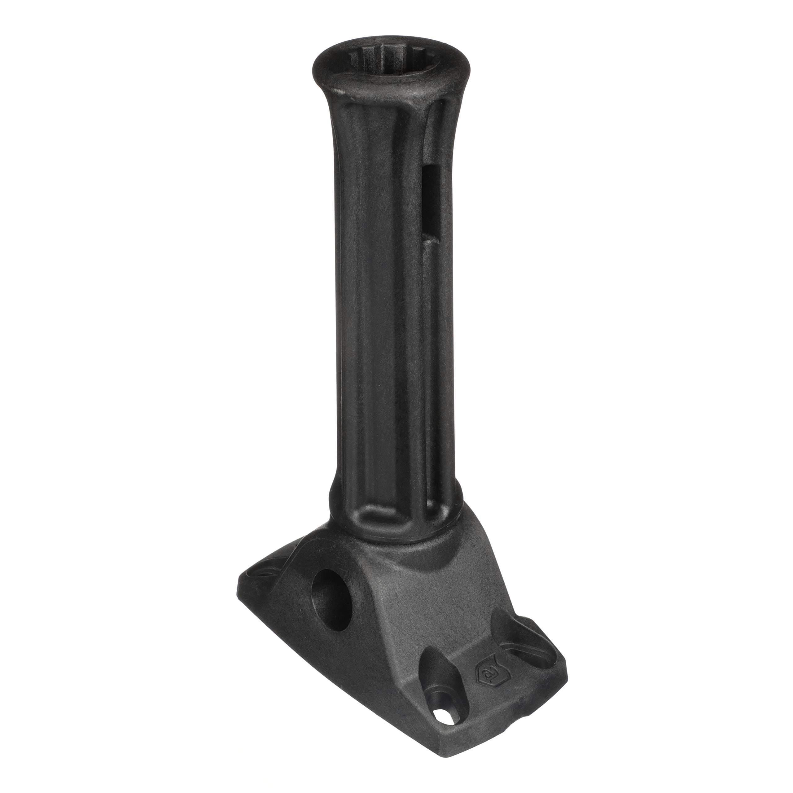 Attwood Heavy-Duty 5016-3 Rod Holder Extension, Black, Up to 6 Inches, Mounts to Round or Square 7/8 to 1 1/4-inch-Diameter Rail
