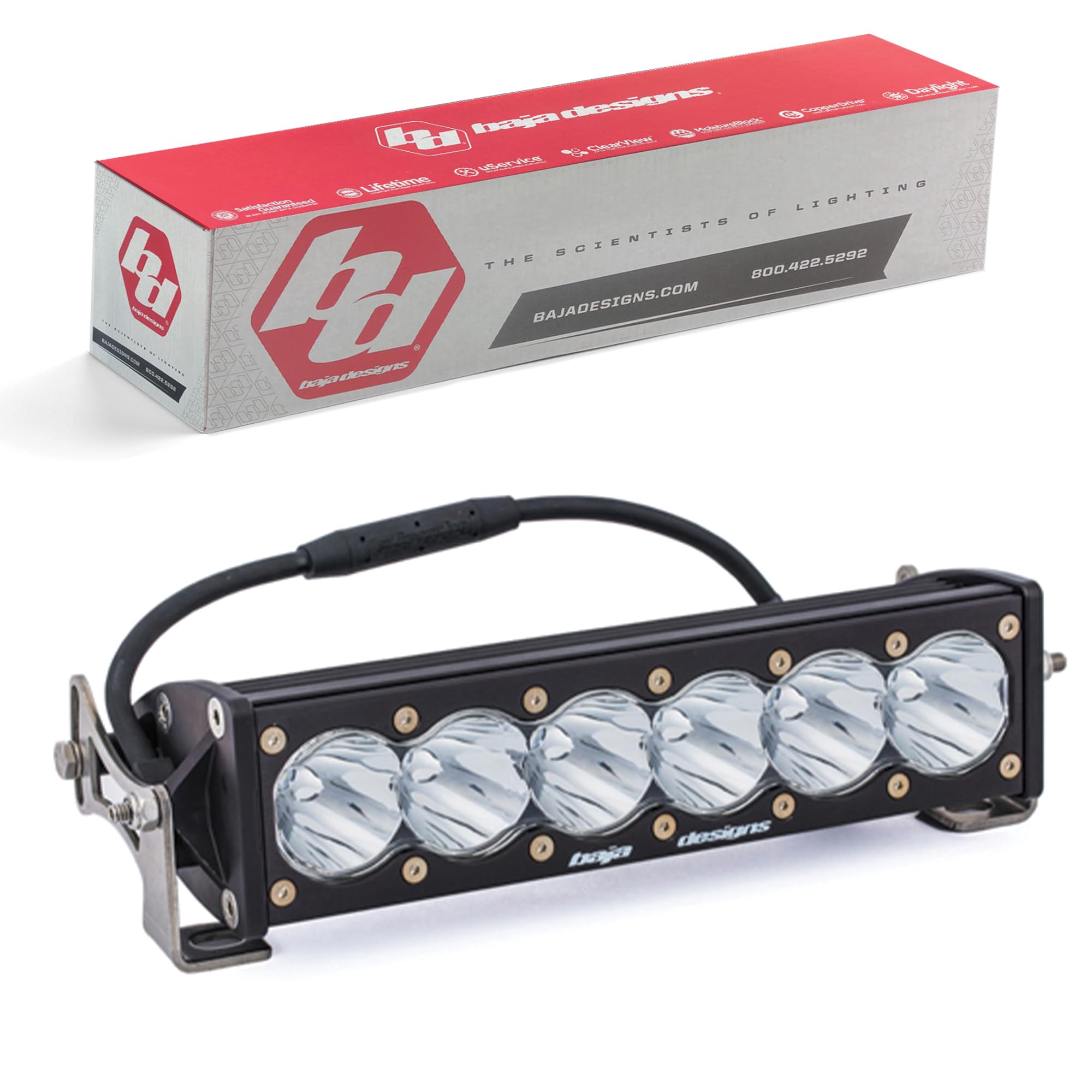 Baja Designs 10 Inch Led Light Bar Onx6 High Speed Spot Baja Designs