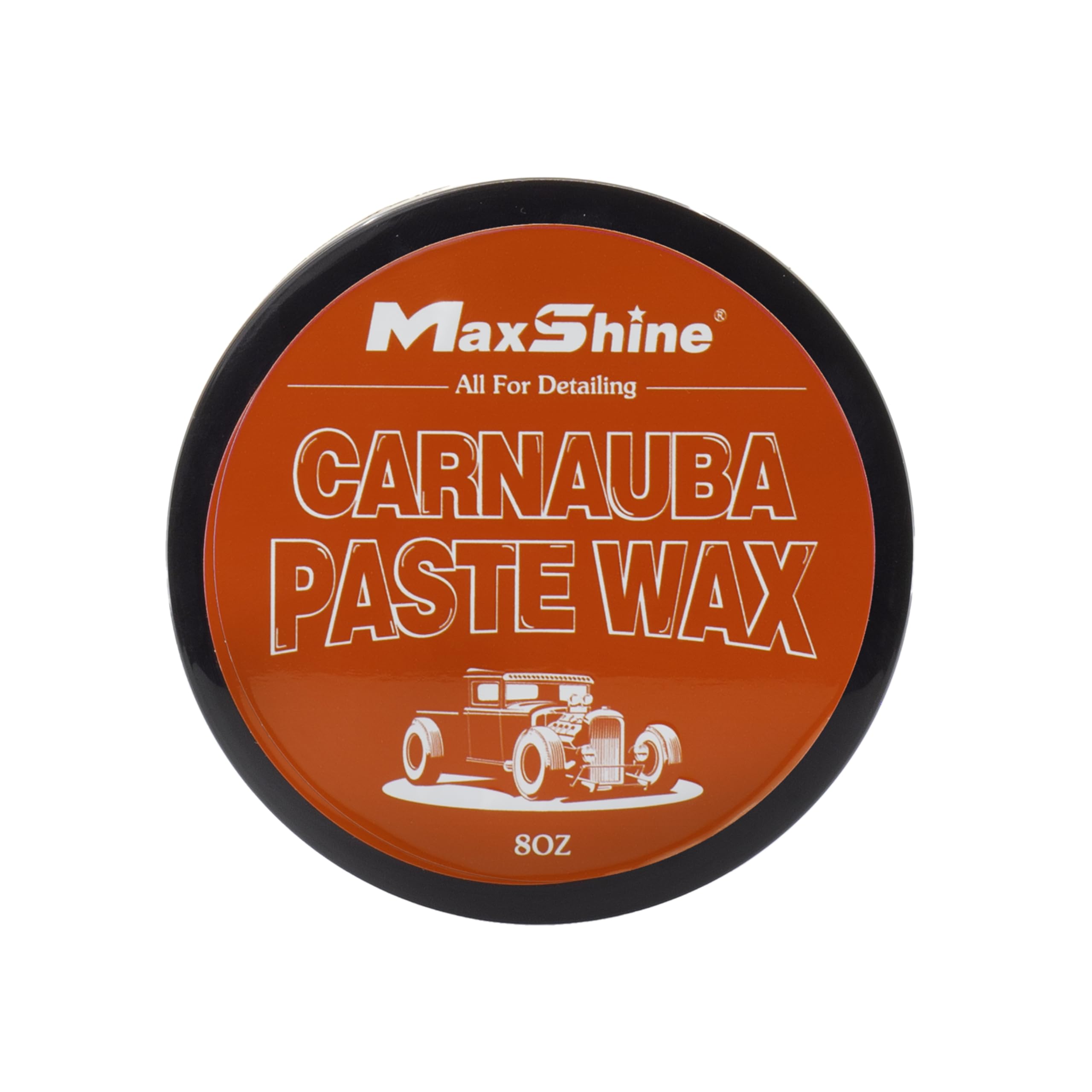 Carnauba Paste Wax Maxshine (8oz) - Premium-Quality Wax for Professional Detailing - Easy Application on Cars, RVs, Boats, Motorcycles - Delivers a Deeper, Wetter, Brighter Shine That Lasts for Months