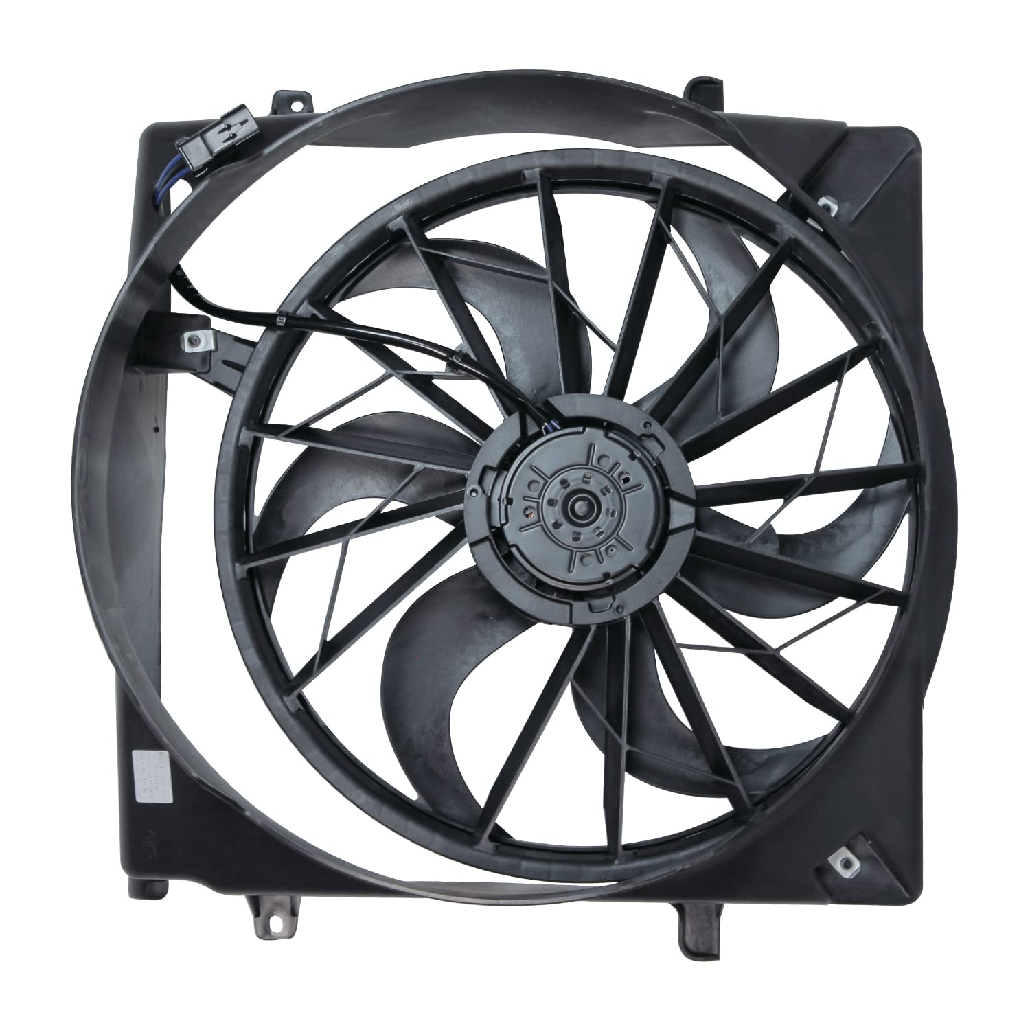 Jeep Liberty TYC 621560 Replacement Radiator/Condenser Cooling Fan Assembly